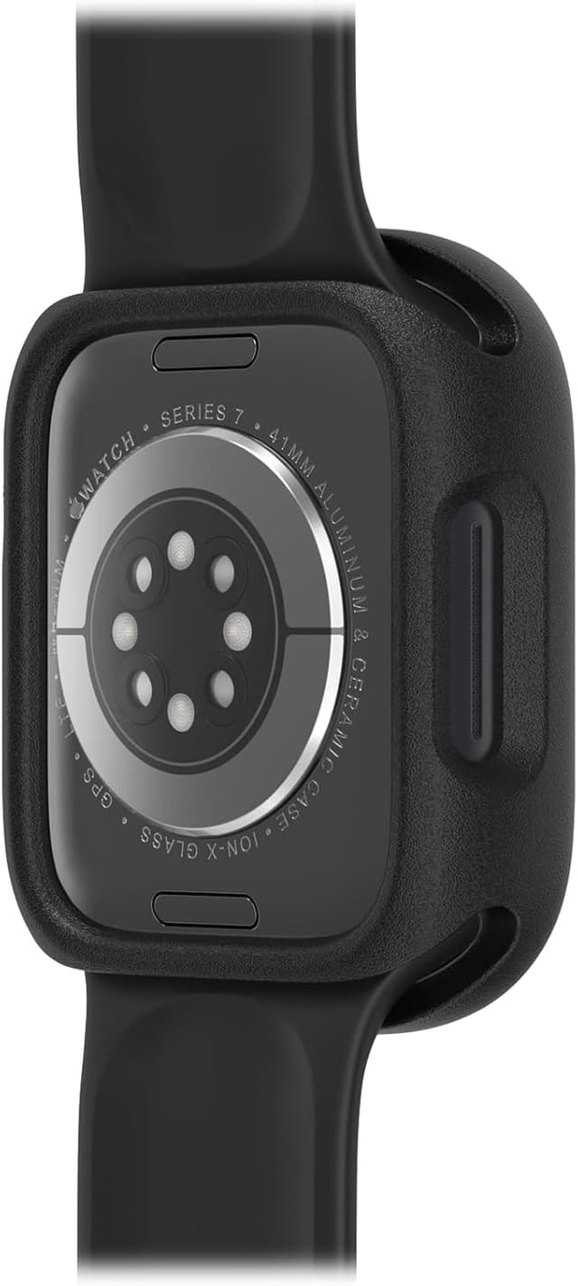 Detalle de Otterbox Watch Bumper pour Apple Watch Series 9/8/7 (41 mm) : protection anti-chocs et bord protecteur, noir