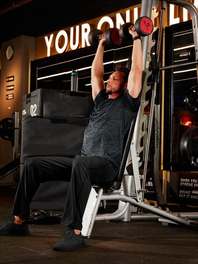 Detalle de TACVASEN maglietta running uomo a asciugatura rapida con strisce riflettenti