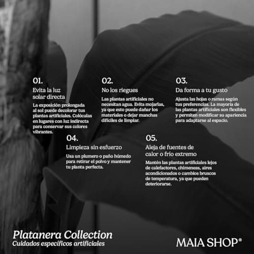 Thumbnail 7 de Bananier artificiel Maia Shop 120 x 60 cm