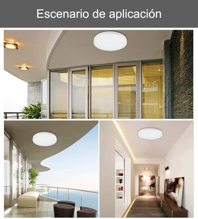 Thumbnail 4 de Circular Ice Lámpara de Techo 36W Moderna y Ultra Fina ✨