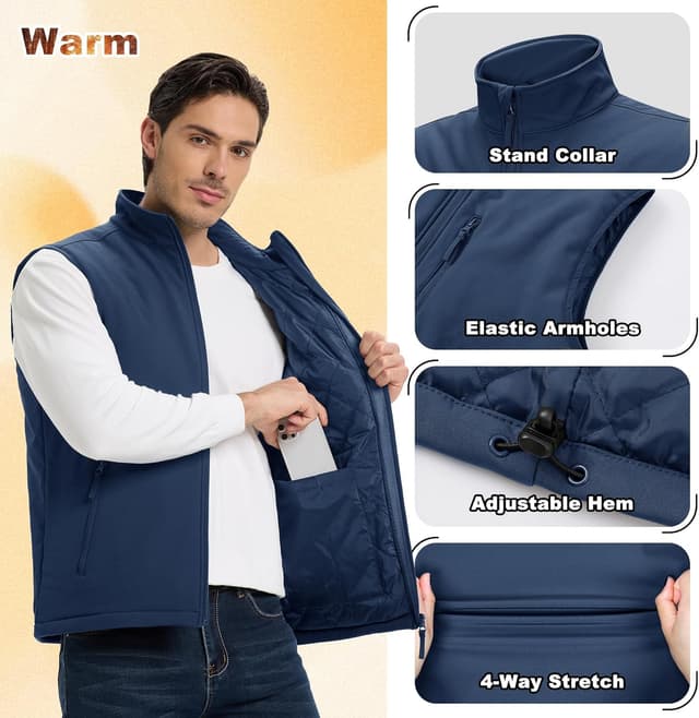 Thumbnail 3 de Outdoor Ventures Men's Softshell Puffer Gilet