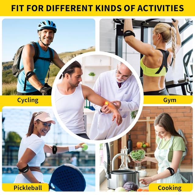 Thumbnail 6 de CAMBIVO tennis elbow support strap