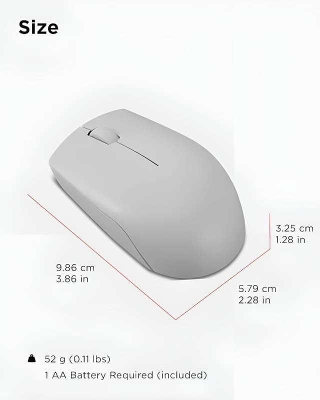 Thumbnail 6 de Lenovo 300 Wireless Compact Mouse with battery 🖱