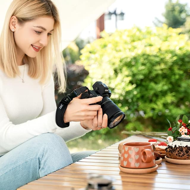 Detalle 2 de JJC Neopren-Handschlaufe mit Schnellentriegelung für DSLR- & Systemkameras