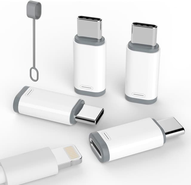 Detalle de Thousover Lightning to USB C Adapter 4-Pack