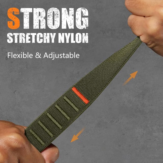 Detalle de Bandletic Nylon Strap 26mm for Apple Watch Ultra