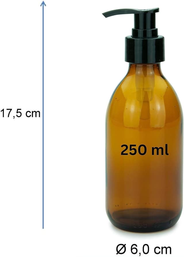 Detalle 1 de mikken Seifenspender Glas Set 2er, 250 ml