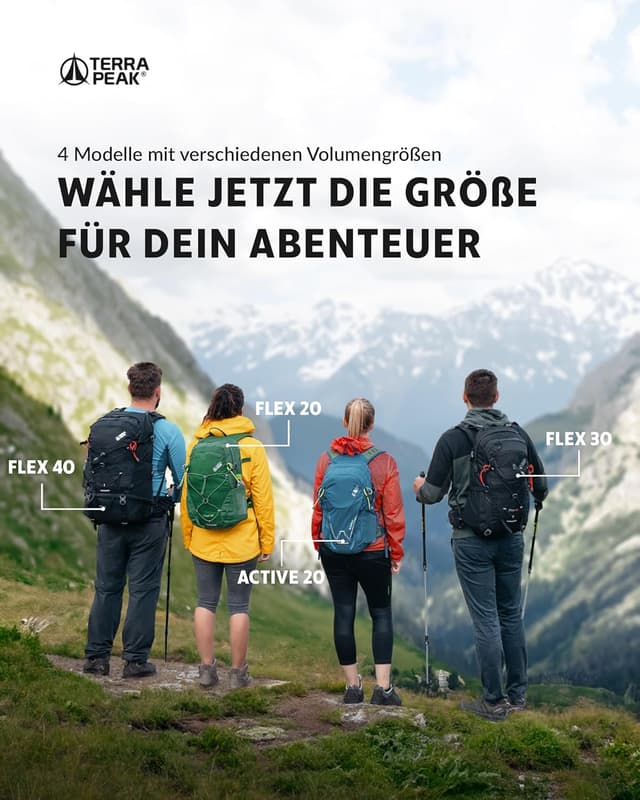 Thumbnail 6 de Terra Peak® FLEX 40 : sac à dos de randonnée 40L respirant et imperméable