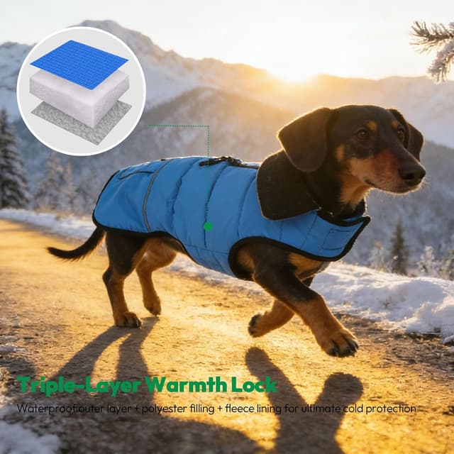 Thumbnail 5 de KONVINIT wasserdichter Outdoor Hundemantel