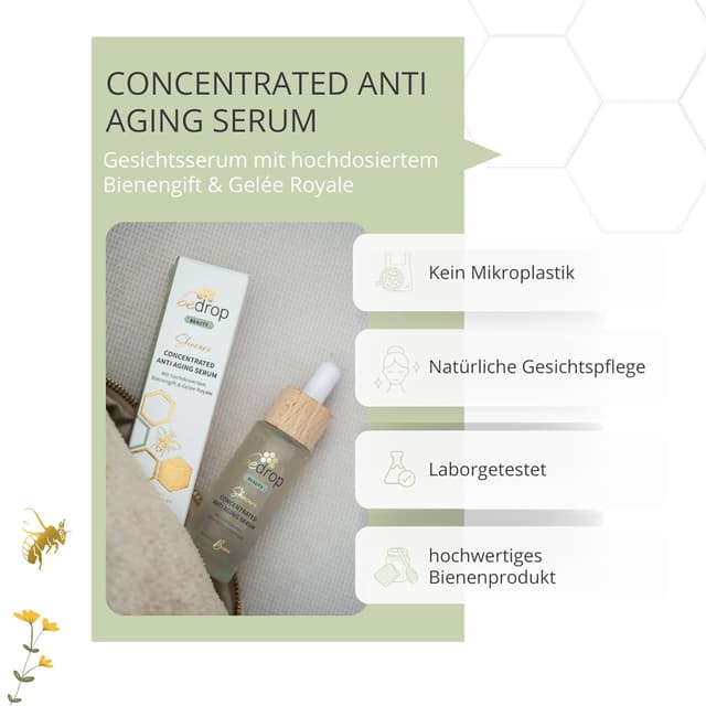 Detalle de bedrop Concentrated Anti Aging Serum – Anti‑Aging 30 ml