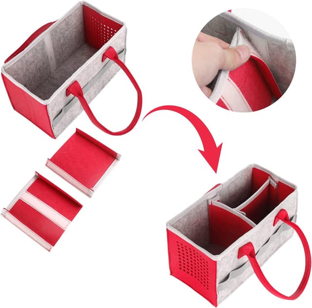 Thumbnail 2 de Chedin Tonie Toniebox Organizer Grau Rot