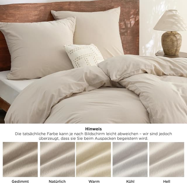 Thumbnail 6 de Bedsure Bettwäsche Baumwolle 135x200
