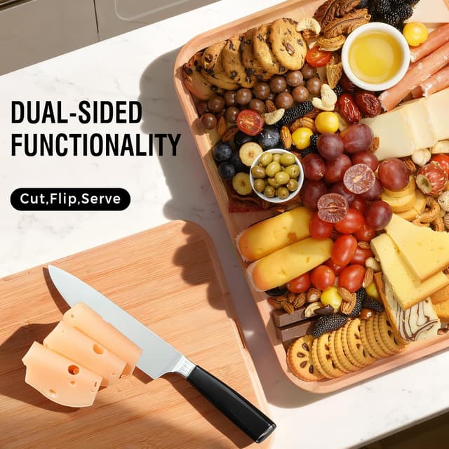 Thumbnail 5 de Renmxj Charcuterie Board with Clear Lid 6 Compartments