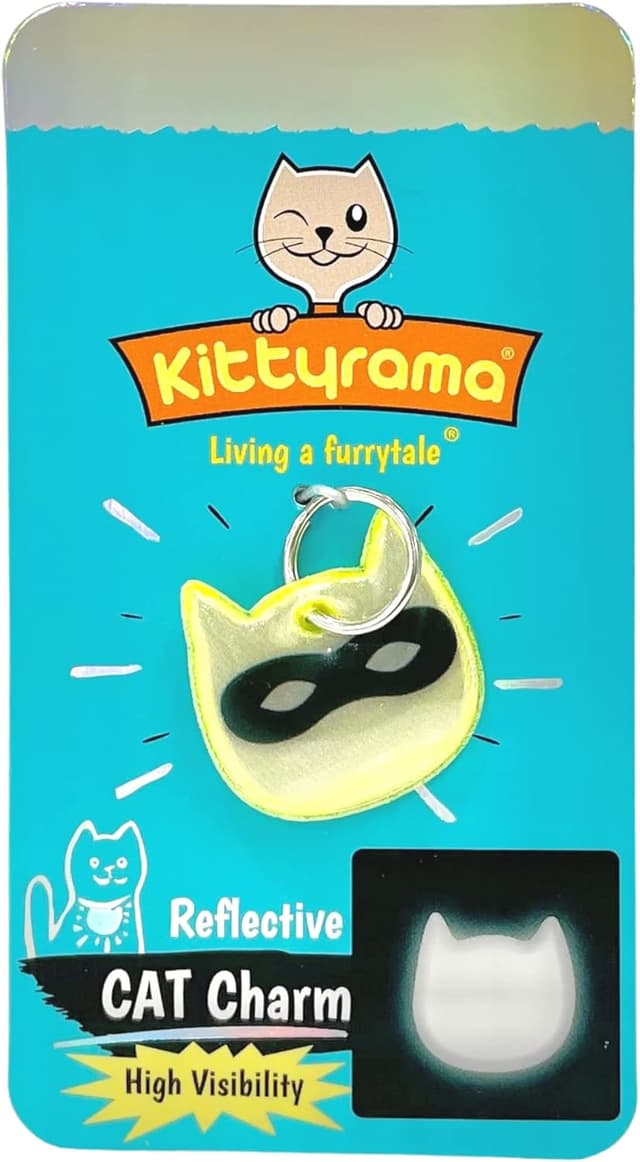 Thumbnail 2 de Kittyrama Reflective Charm Safety Tag for Cats