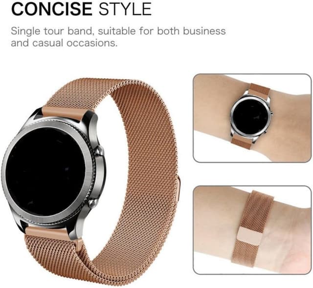 Thumbnail 3 de LYYLTX Edelstahl Mesh Uhrenarmband 20mm