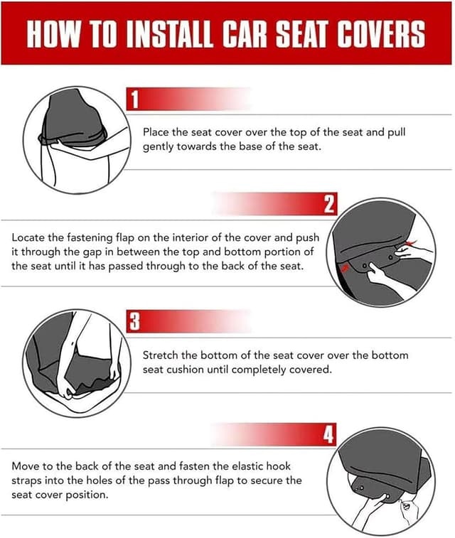 Thumbnail 5 de ZIATUBLES Front Seat Covers 2 Pack