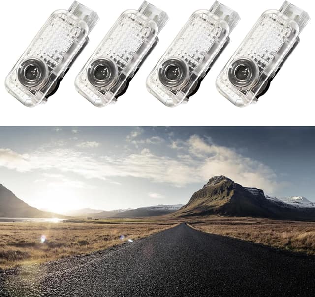 Detalle de Krewua Confezione 2 luci proiettore logo porte