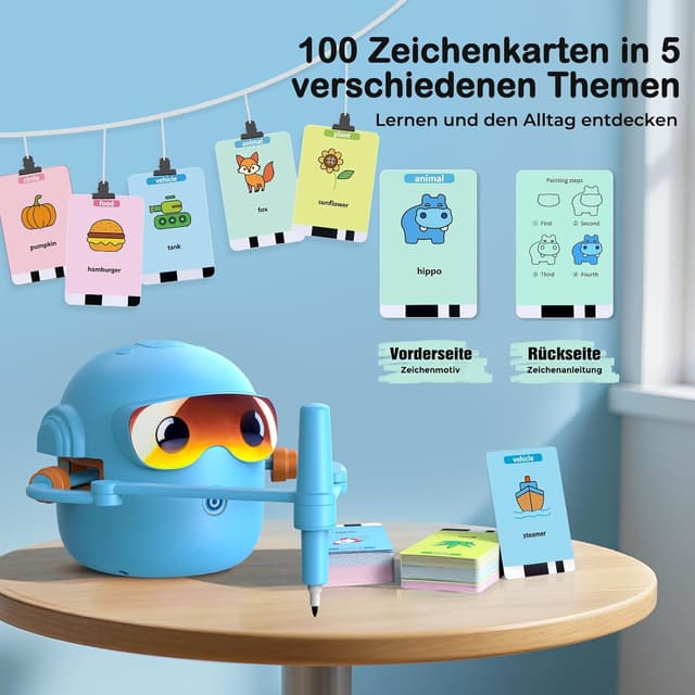Detalle de Malroboter für Kinder Zeichenroboter ab 3 Jahren