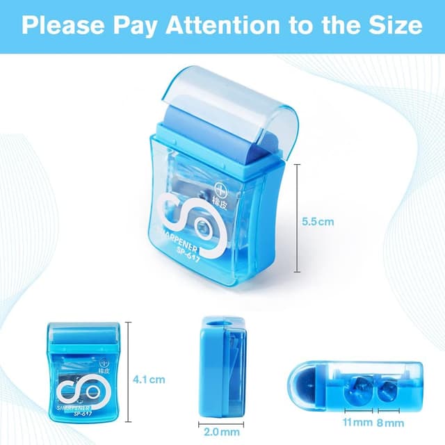 Detalle 2 de OFFCUP Sacapuntas doble con depósito 4 unidades