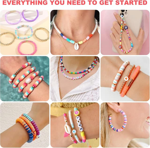 Thumbnail 4 de Fournine 18000 Pcs Clay Beads Bracelet Kit