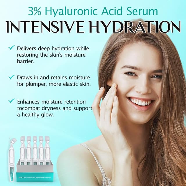 Detalle 2 de Hyaluron Serum Hochdosiert 3% 36 Ampullen