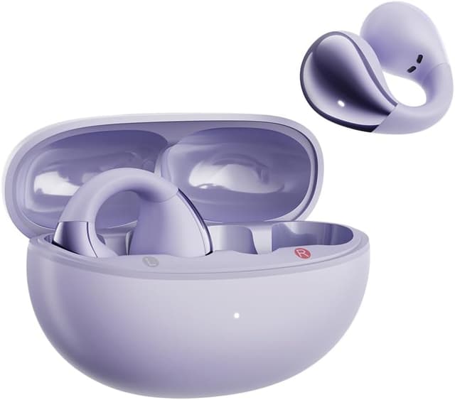 Detalle de QCY Crossky C30 cuffie open-ear wireless Bluetooth 5.4 con chiamate ENC e doppia connessione