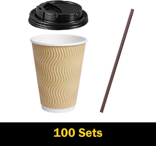 Thumbnail 6 de SPRINGPACK Paper Coffee Cups 100 pack 🥤