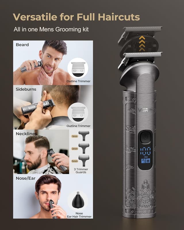 Thumbnail 3 de Vgrpro Hair Clippers Professional cordless trimmer ✂