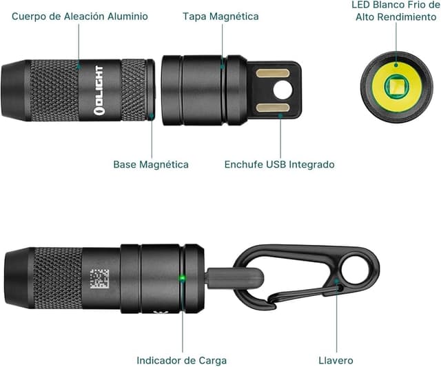 Detalle 2 de OLIGHT IMini 2 linterna 50 lúmenes 55 mm