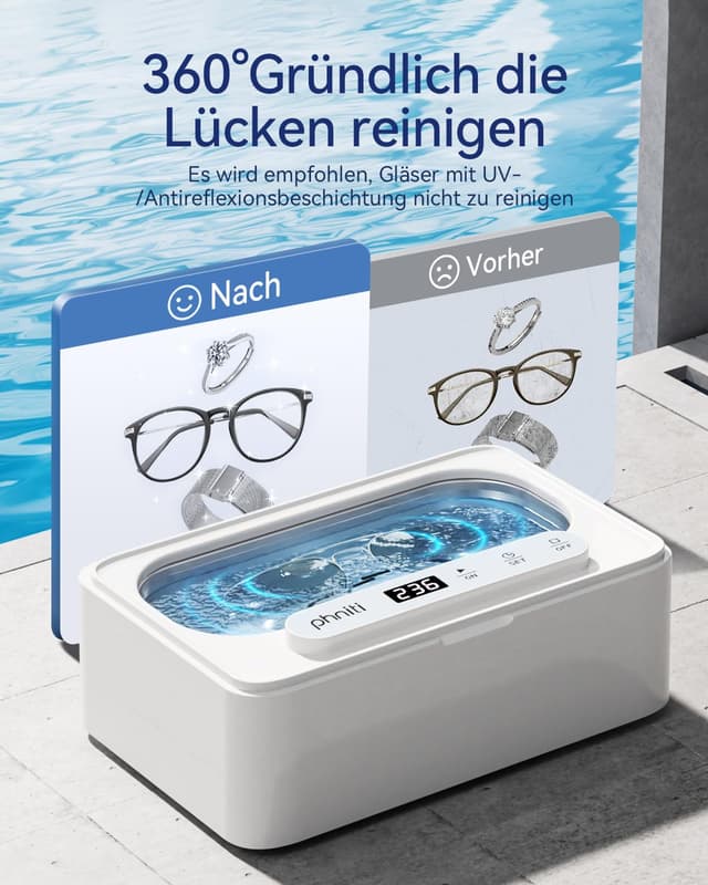 Thumbnail 3 de Phniti Ultraschallreiniger 47 kHz