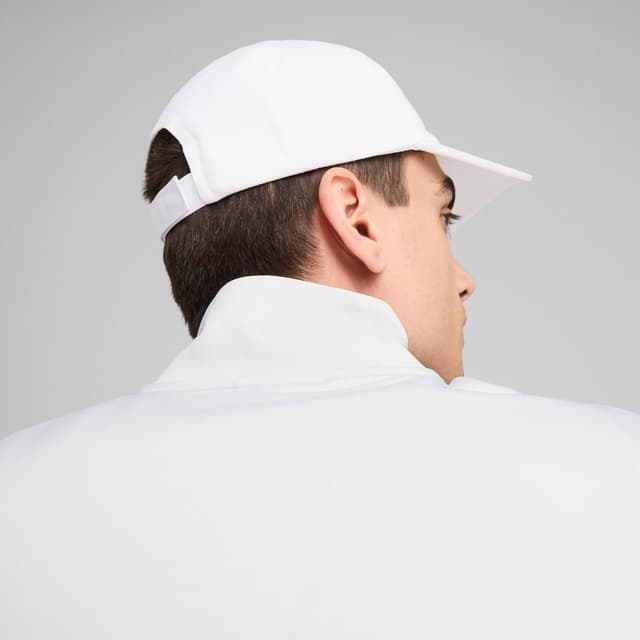 Detalle de PUMA Ess Logo cap – Cappellino baseball unisex Adulto No.1 BB White, taglia M