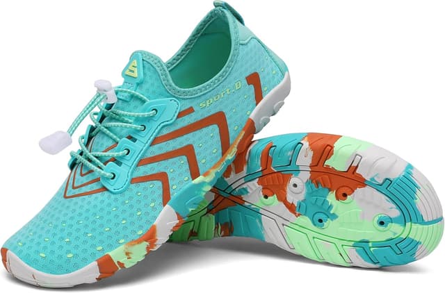 Detalle de SAGUARO Chaussures aquatiques homme/femme GR.35-48 – séchage rapide, semelle antidérapante