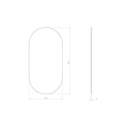 Thumbnail 3 de Baikal Espejo Ovalado para Baño con Opciones LED 💧