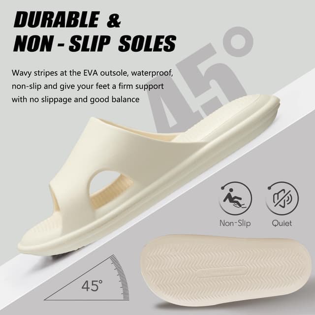 Detalle de Misolin ciabatte unisex estive in EVA (slide per casa, doccia e piscina)