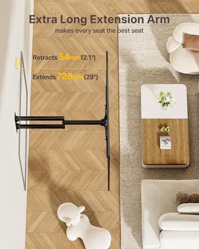 Thumbnail 3 de monTEK TV Wall Bracket 728mm arm