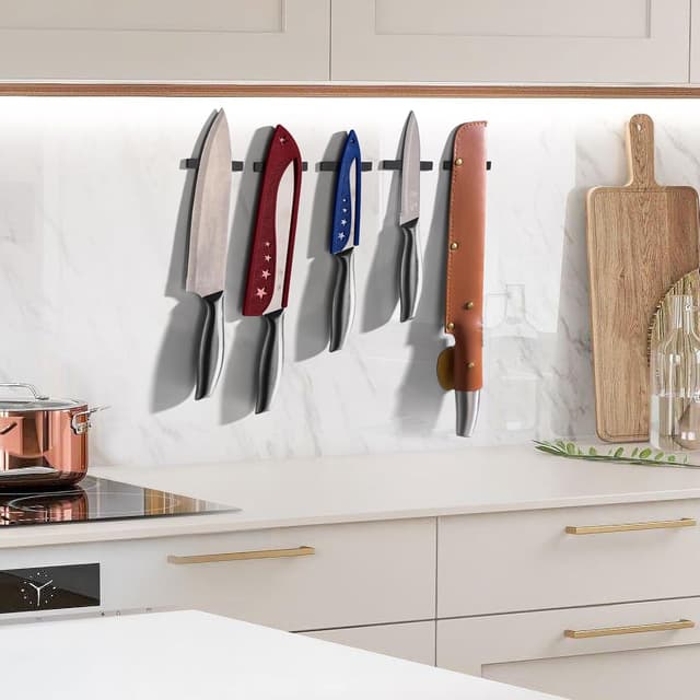 Detalle de Grtard 20-Pack Neodymium Magnets (60 x 10 x 3 mm) with Double-Sided Adhesive Strips