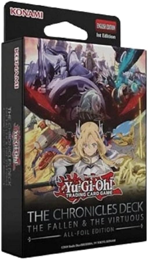 Detalle de Yu-Gi-Oh! THE CHRONICLES Deck: The Fallen & The Virtuous (51-card all-foil)