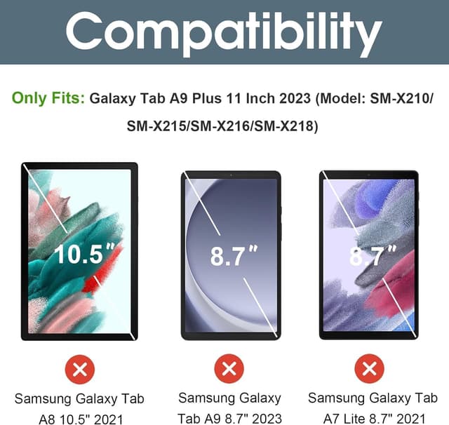 Detalle 2 de ProCase Smart Case for Galaxy Tab A9+ 11