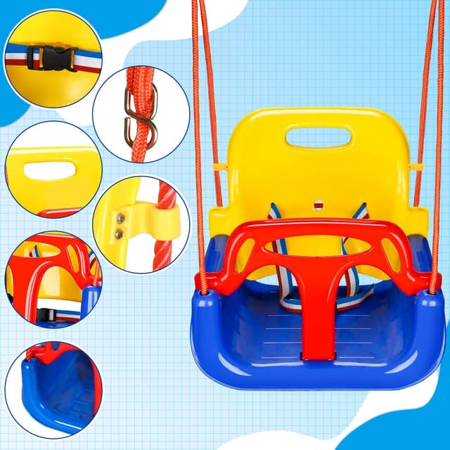 Thumbnail 4 de Ansobea Babyschaukel 3-in-1 50 kg