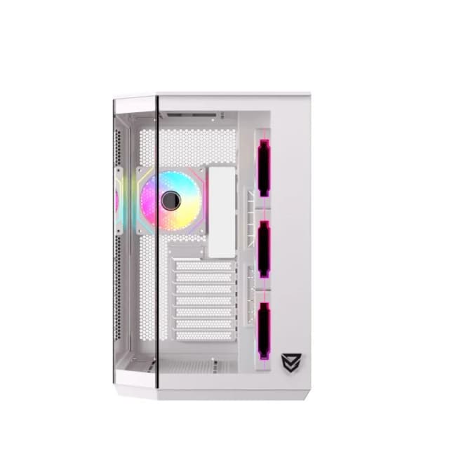 Detalle de Nfortec Pulsar ATX A-RGB Torre PC Gaming Blanca