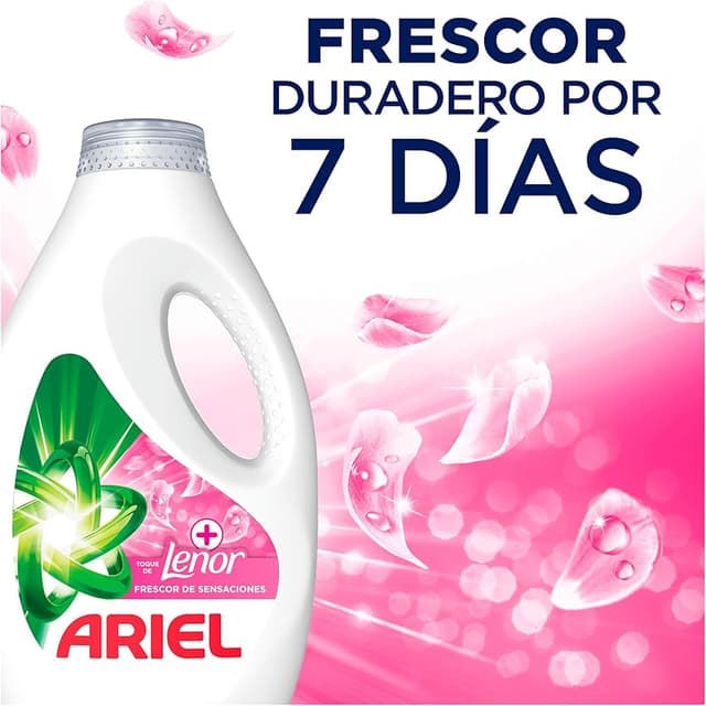 Detalle 2 de Ariel Detergente Líquido Lavadora, 120 Lavados, Limpieza en Frío