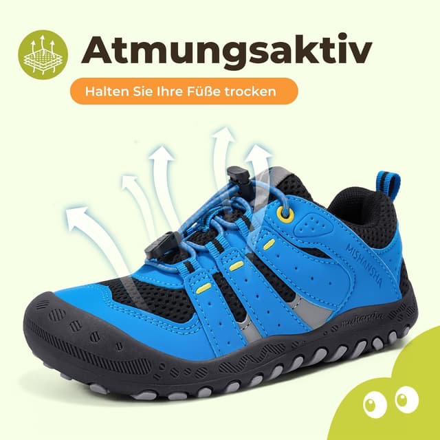 Detalle 2 de Kinder Trekkingschuhe 24-38 mit Schnellverschluss