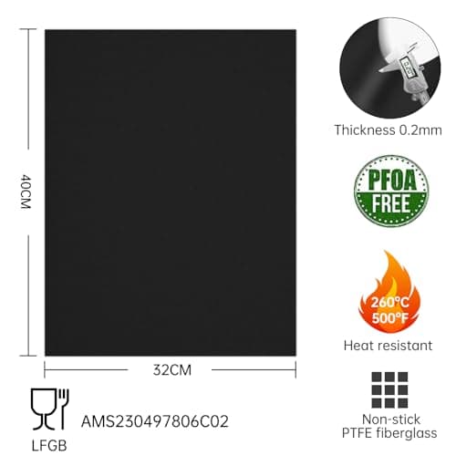 Detalle 2 de SPGOOD Estera de Barbacoa 5 piezas