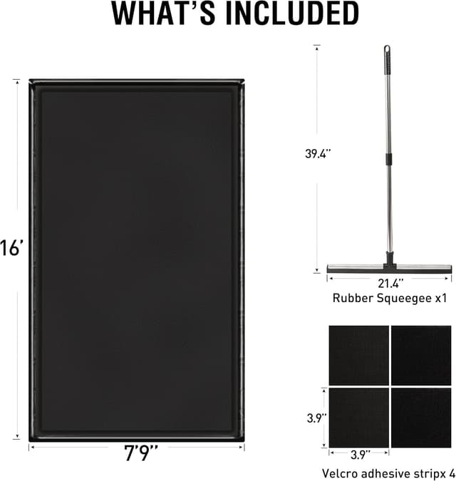 Thumbnail 6 de Huatean Home Garage Floor Mat 8'6" x 16"