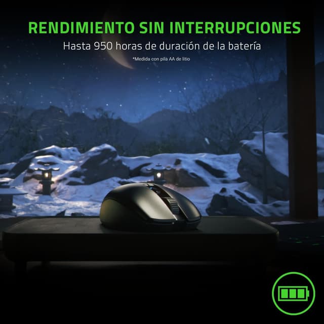 Detalle 2 de Razer Orochi V2 🎮 Ratón inalámbrico ultraligero con larga batería