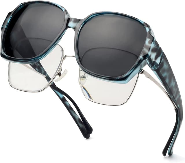 Detalle de Face Shadow Überzieh-Sonnenbrille UV400