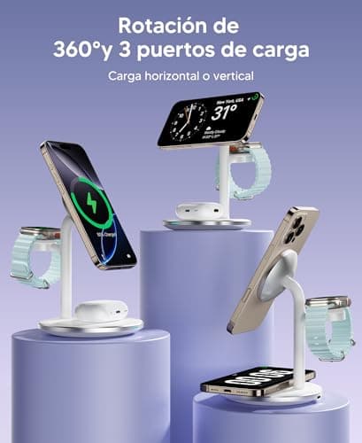Thumbnail 1 de RoRoSkin Cargador inalámbrico 3 en 1 15 W