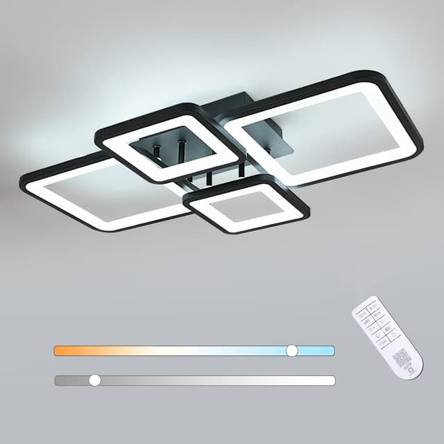 Detalle de Toolight Lámpara de Techo LED Regulable 54W 62 cm