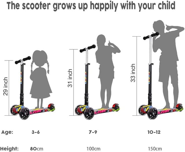 Thumbnail 4 de IMMEK Pieghevole Monopattino Graffiti 50 kg 🛴