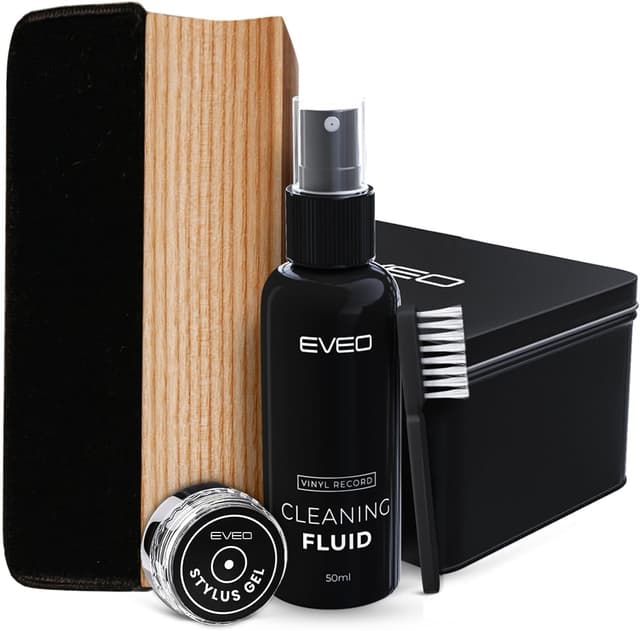 Imagen de EVEO Vinyl Record Cleaning Kit 4-in-1 en OfertitasTOP